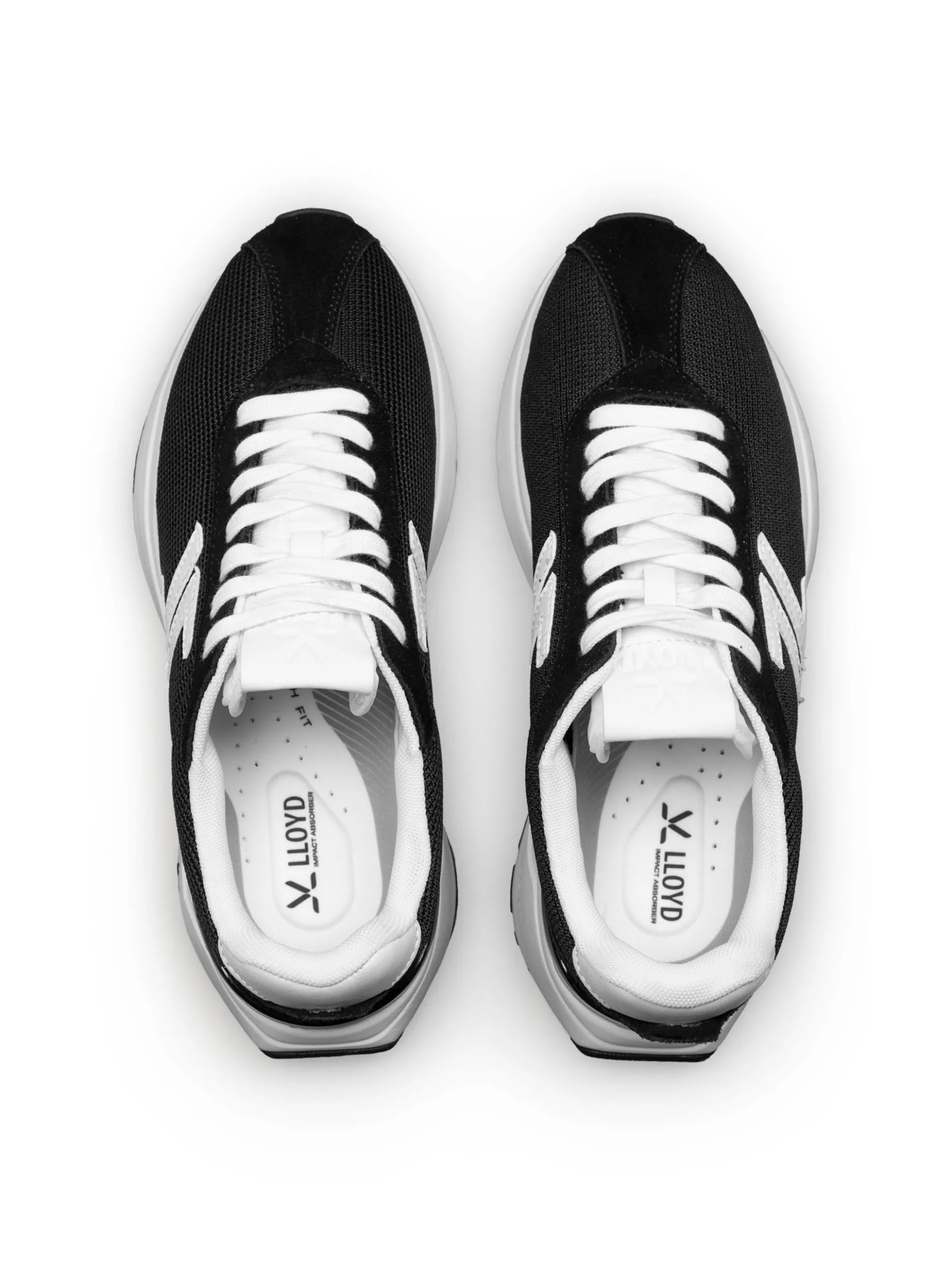 Lloyd Herren Sneaker - TEMPO in schwarz - 0 cm Absatz