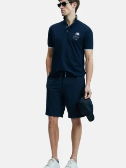 Lufian Herren Poloshirt - SANDOR in blau
