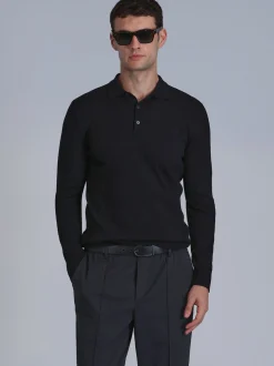 Lufian Herren Pullover - ADEN in schwarz