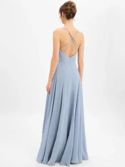 Luxuar Fashion Damen Abendkleid in hellblau