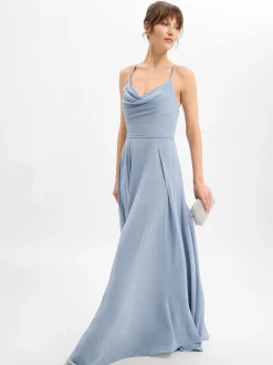 Luxuar Fashion Damen Abendkleid in hellblau