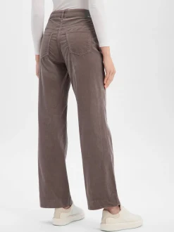 MAC Damen Cordhose in anthrazit - Länge: lang