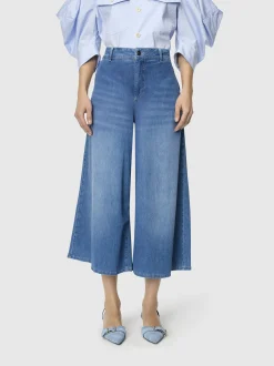 MAC Damen Jeans-Culotte - Ella in denim