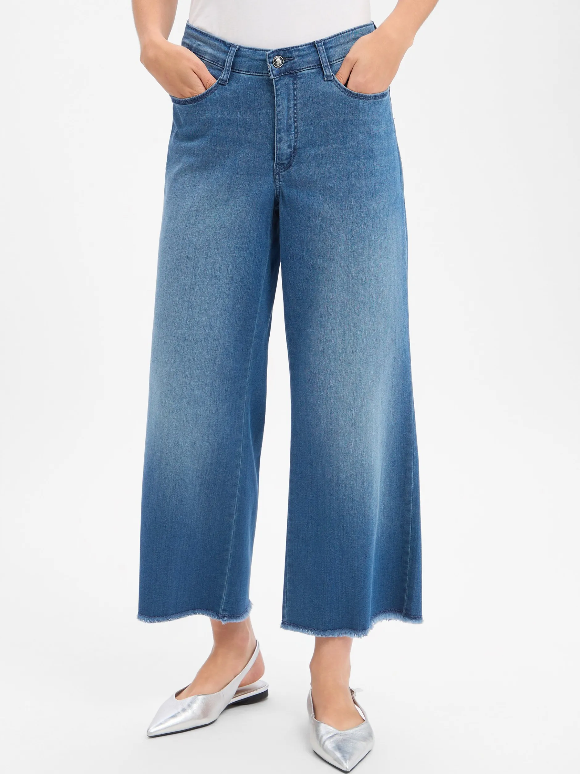 MAC Damen Jeans - Dream Wide in blue stone