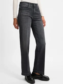 MAC Damen Jeans in anthrazit - Länge: lang
