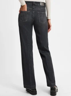 MAC Damen Jeans in anthrazit - Länge: lang