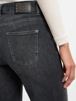 MAC Damen Jeans in anthrazit - Länge: lang