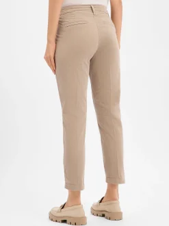 MAC Damen Stoffhose - Chino turn up in melange