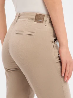 MAC Damen Stoffhose - Chino turn up in melange