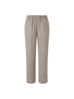 MAERZ Damen Hose in braun ecru - Länge: lang