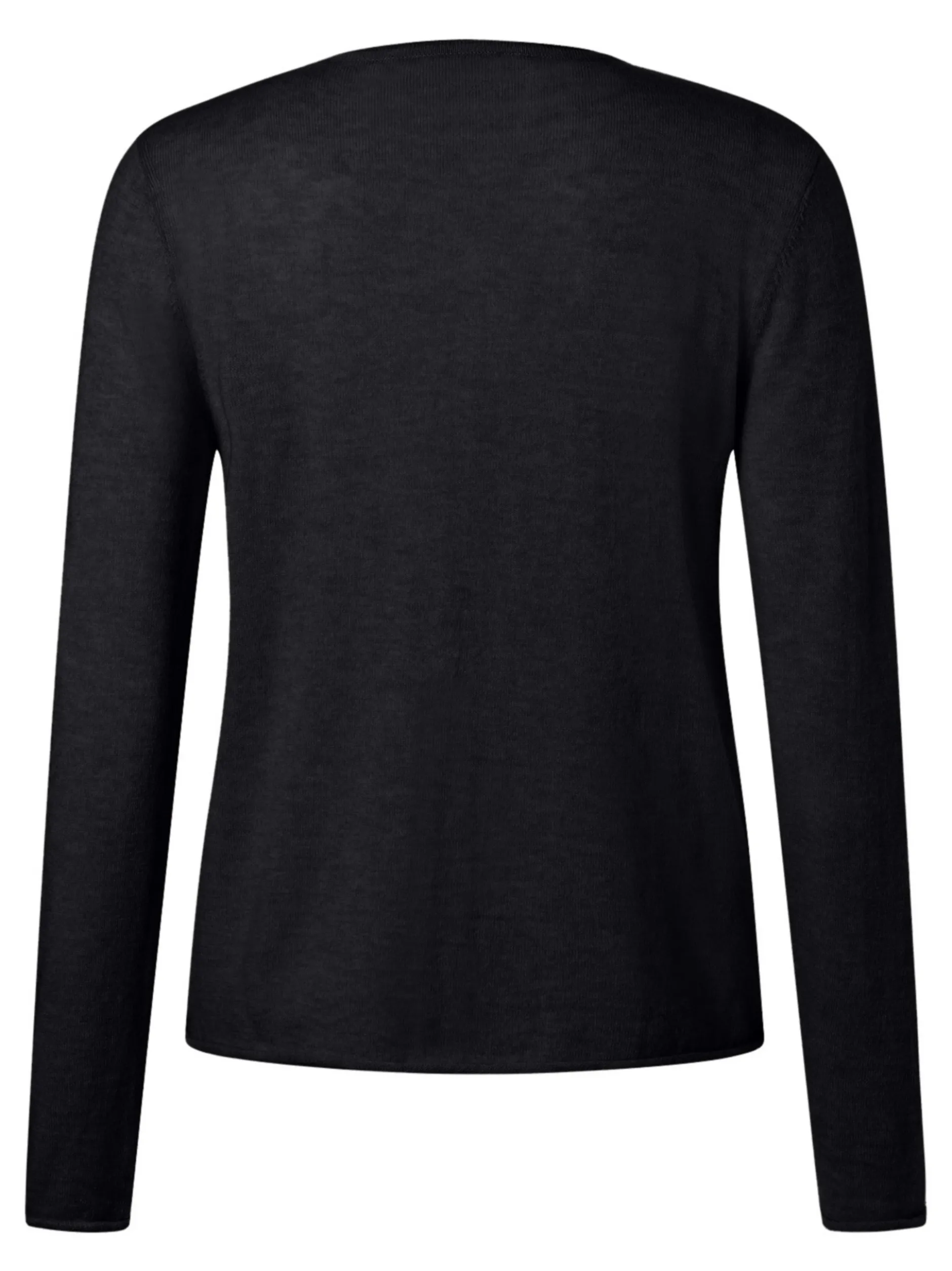 MAERZ Damen Strickjacke aus Merino in schwarz