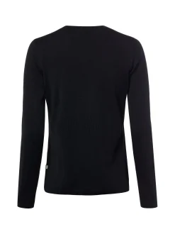 MAERZ Damen Strickpullover aus Merinowolle in marine