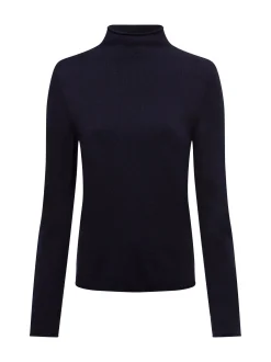 MAERZ Damen Strickpullover in marine - Ärmel: langarm