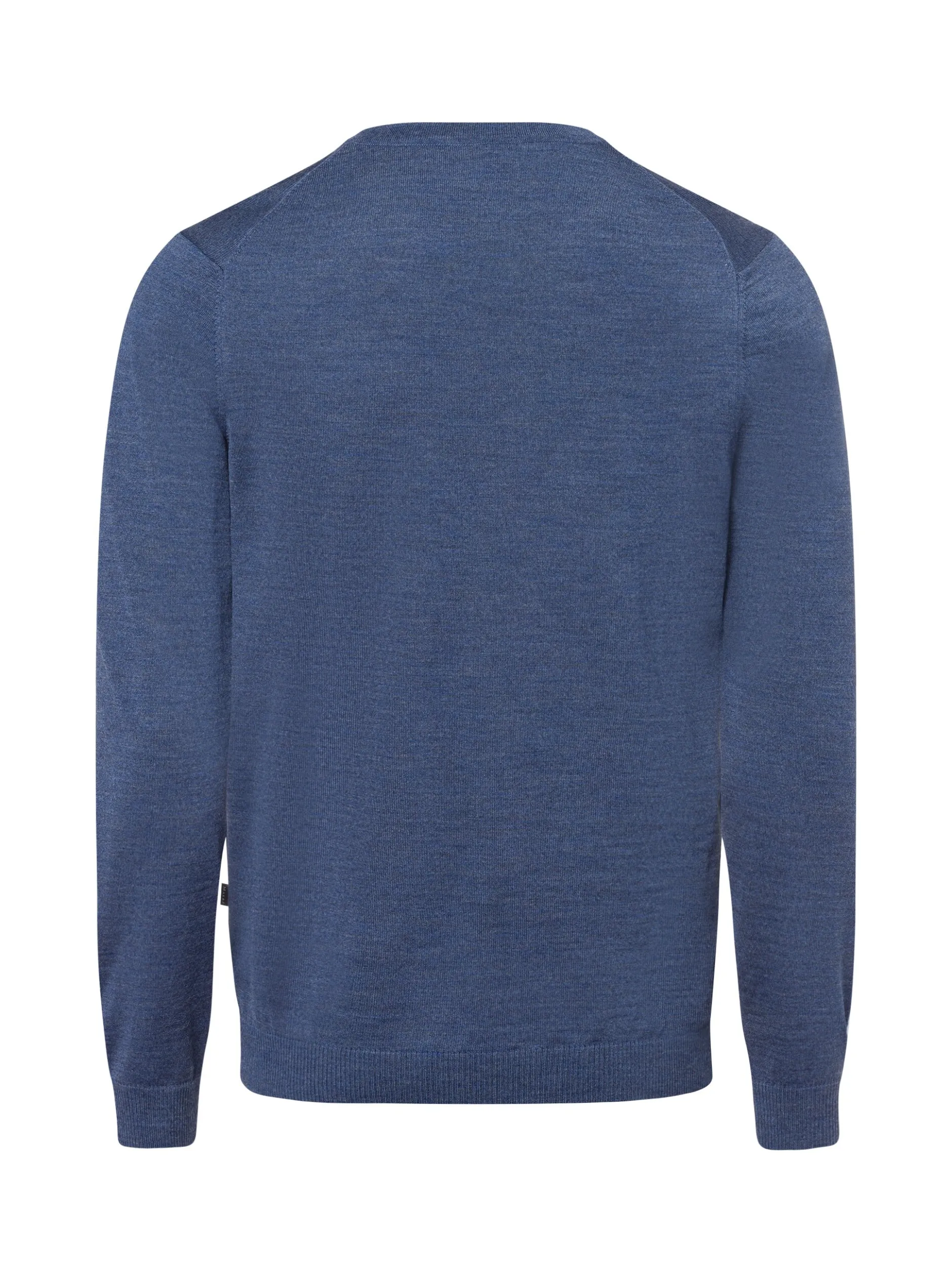 MAERZ Herren Summer Merino Pullover in blau