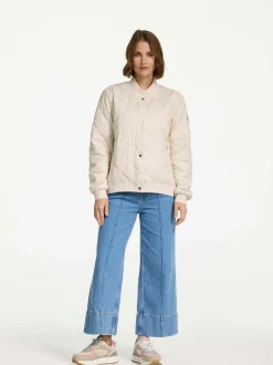 MANISA Fashion Damen Blouson in beige