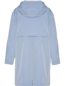 MANISA Fashion Damen Parka in hellblau