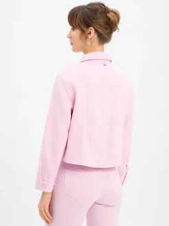 Marc Cain Collections Damen Jeansjacke in rosa