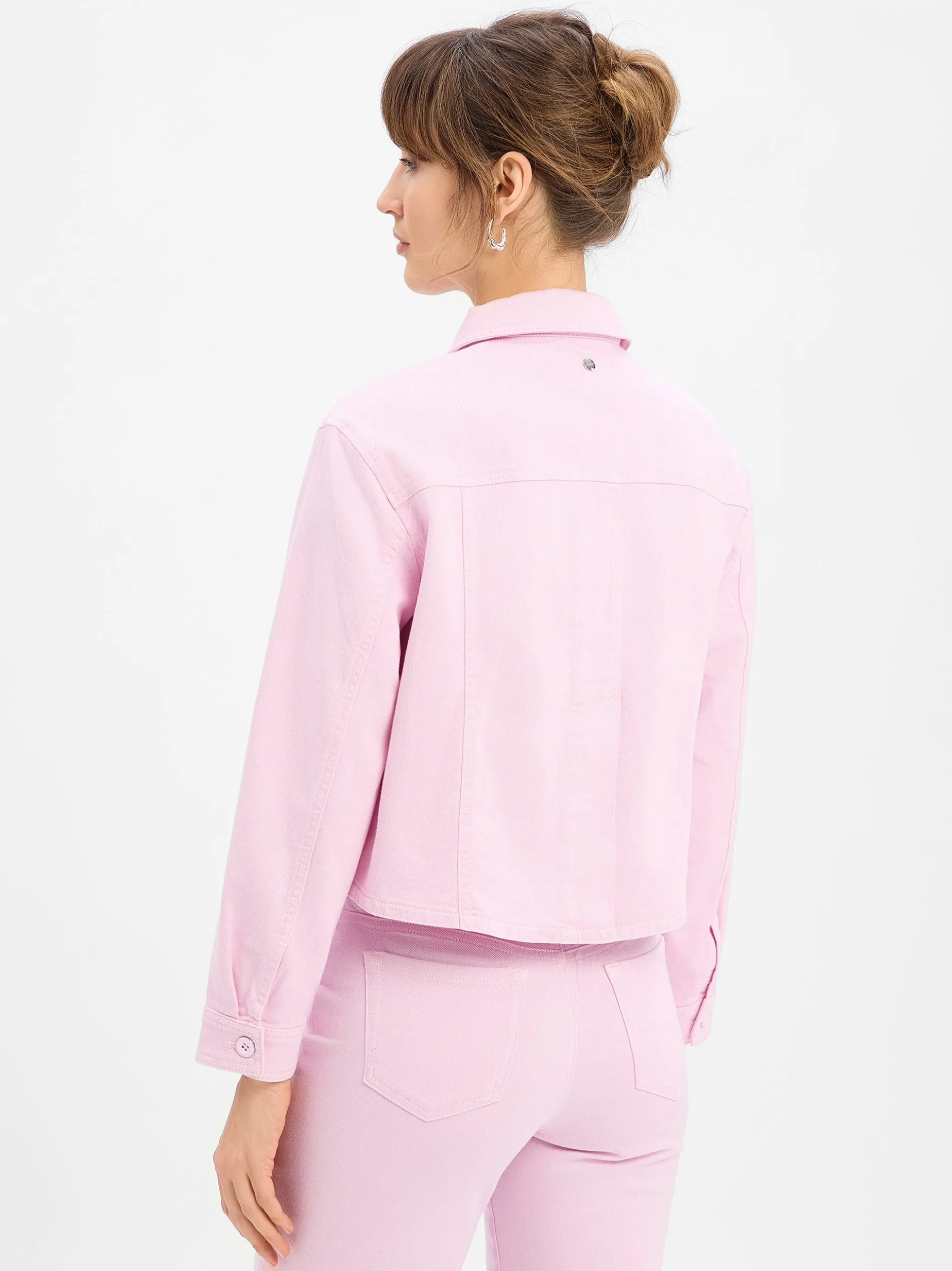 Marc Cain Collections Damen Jeansjacke in rosa