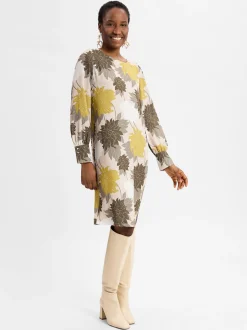 Marc Cain Collections Damen Kleid in khaki beige