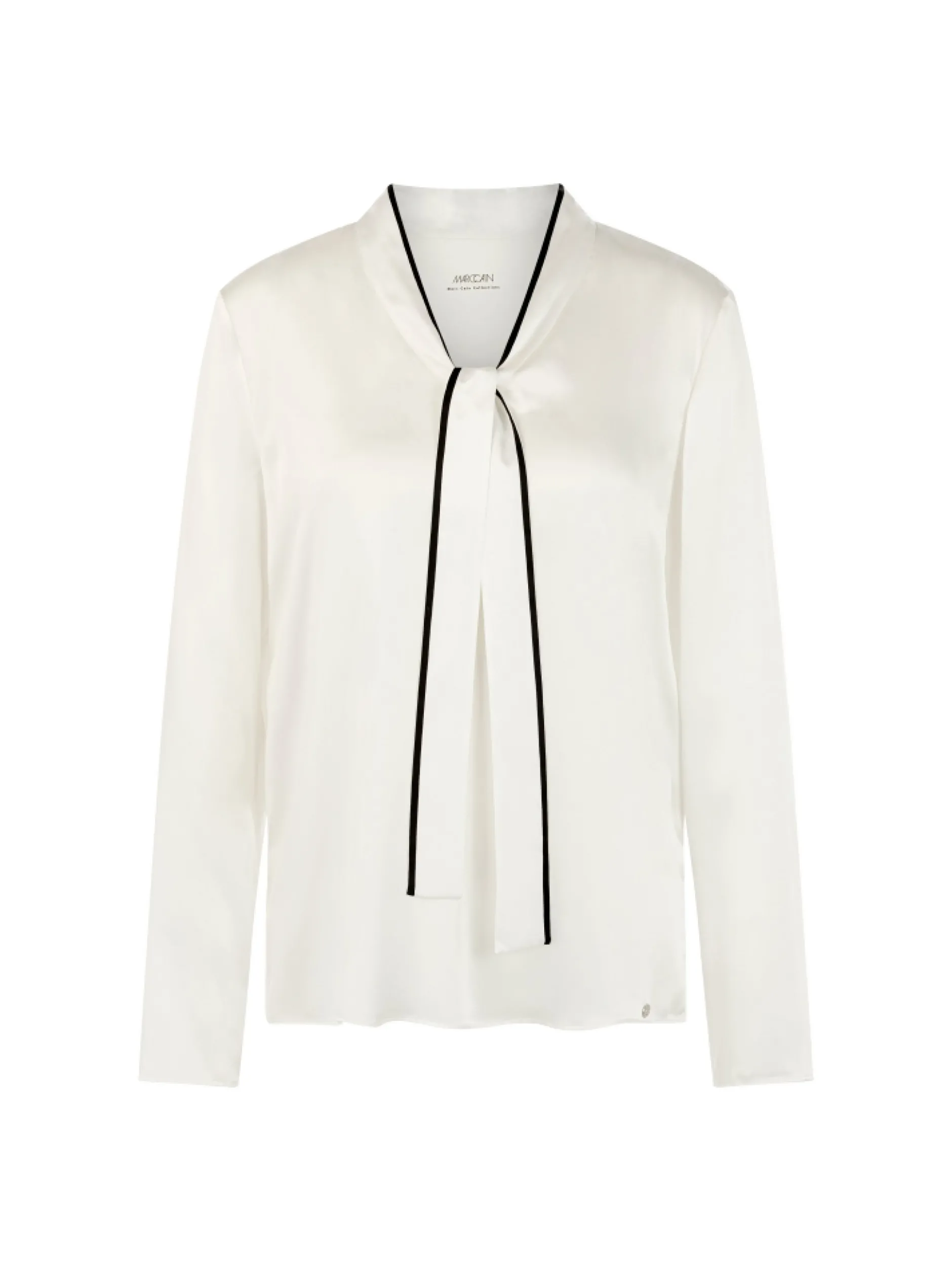 Marc Cain Collections Damen Seidenbluse in ecru