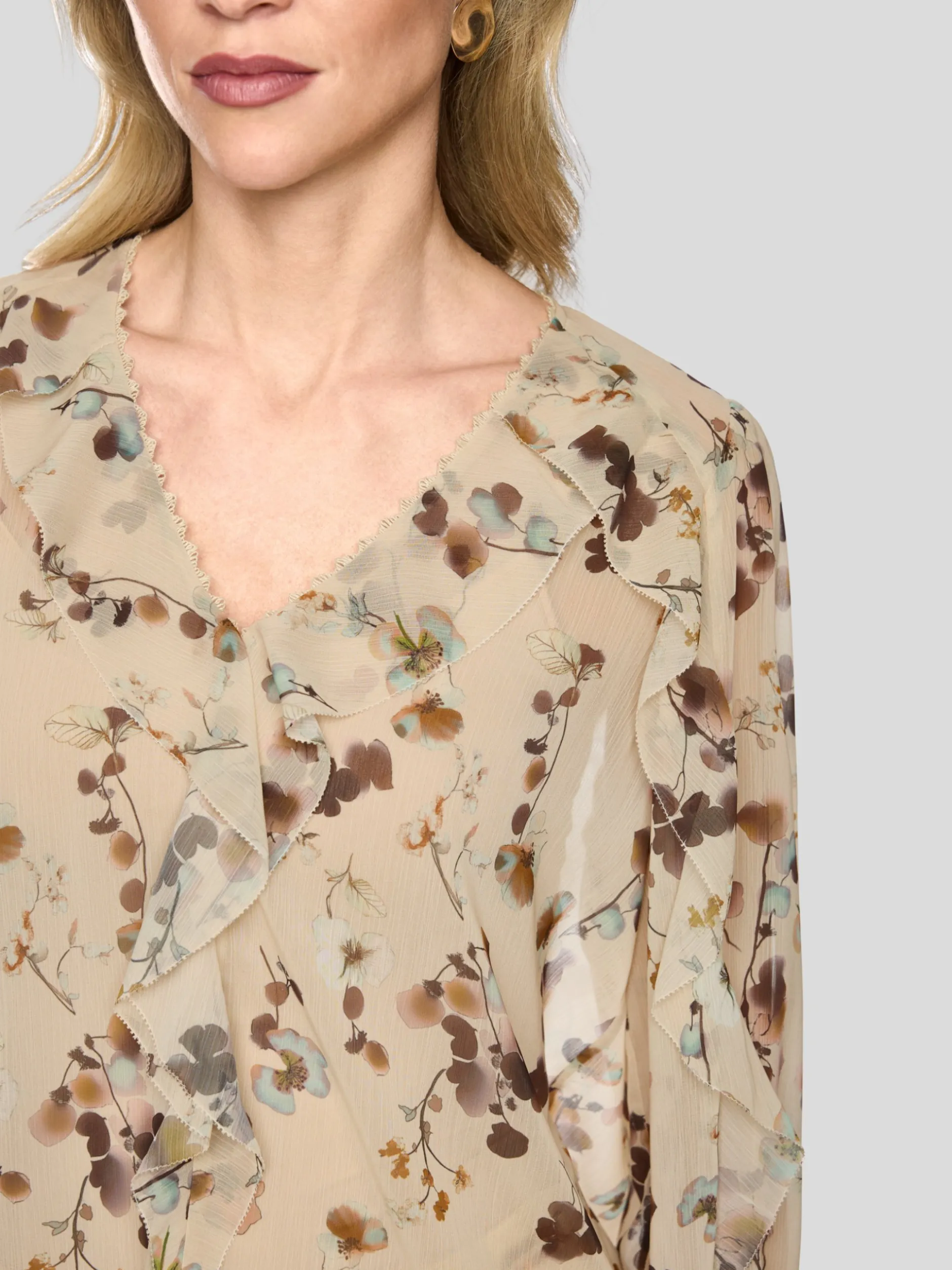 Marc Cain Damen Bluse in beige