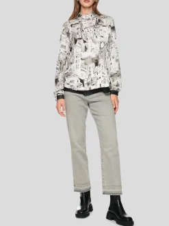 Marc Cain Damen Bluse in beige