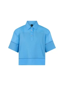 Marc Cain Damen Bluse in hellblau