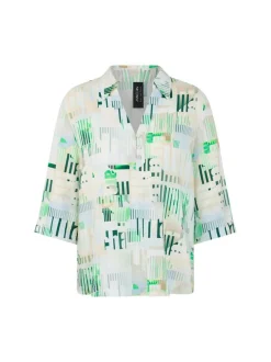 Marc Cain Damen Bluse in hellblau
