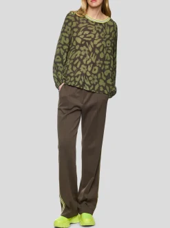 Marc Cain Damen Bluse in oliv