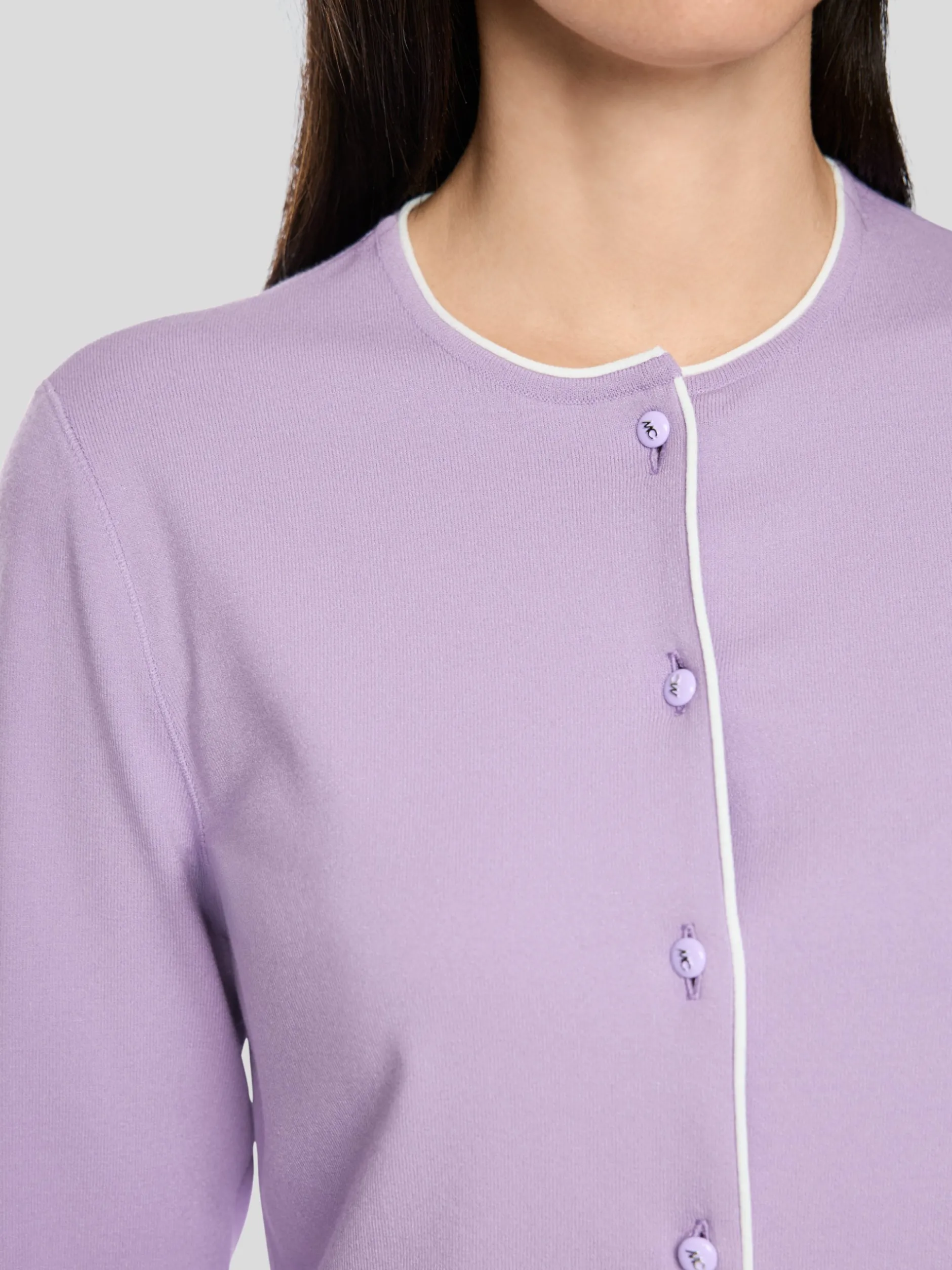 Marc Cain Damen Cardigan in lila