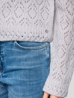Marc Cain Damen Cardigan in lila