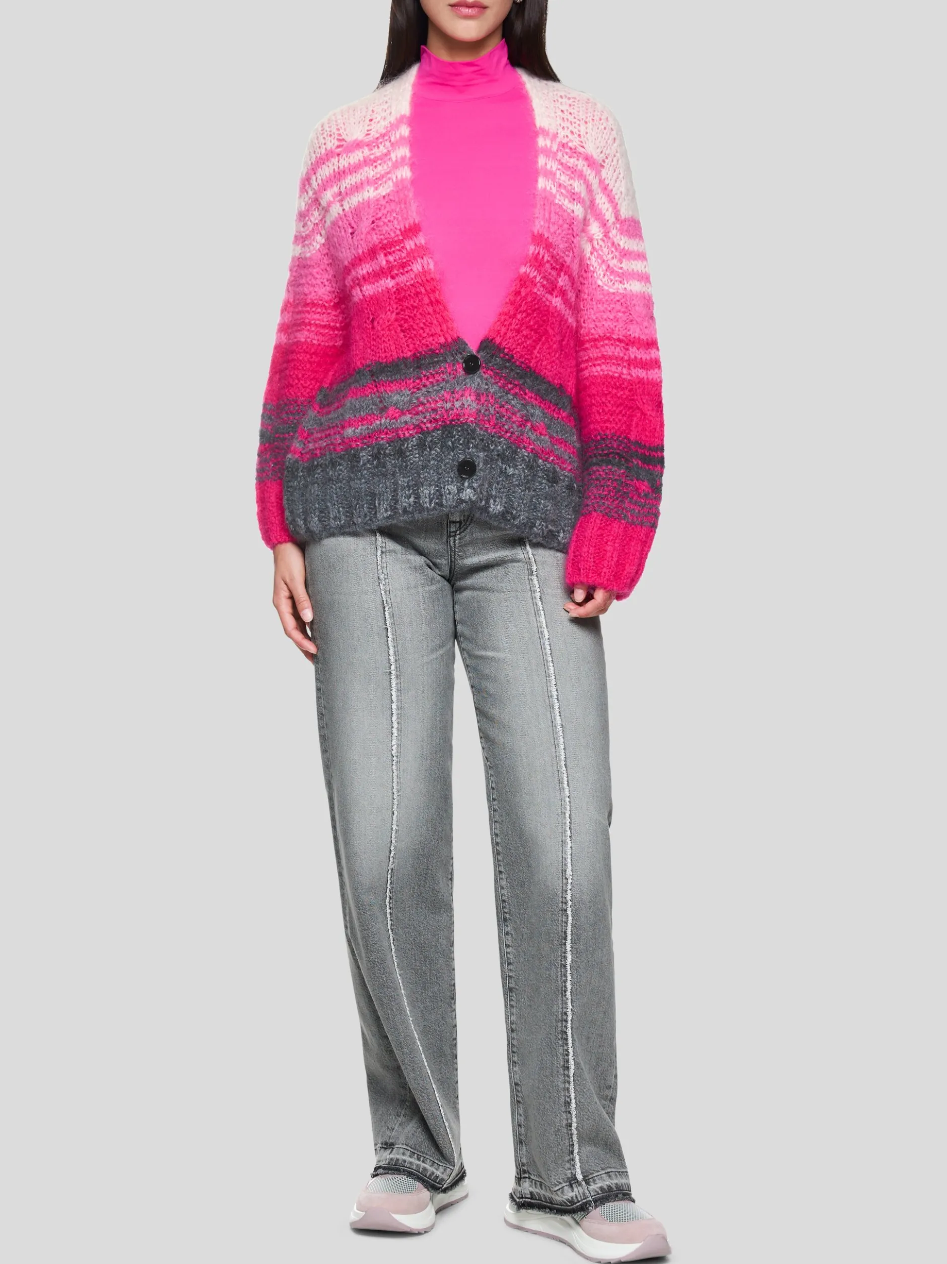 Marc Cain Damen Cardigan in rosa