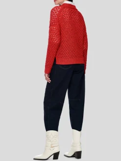 Marc Cain Damen Cardigan in rot