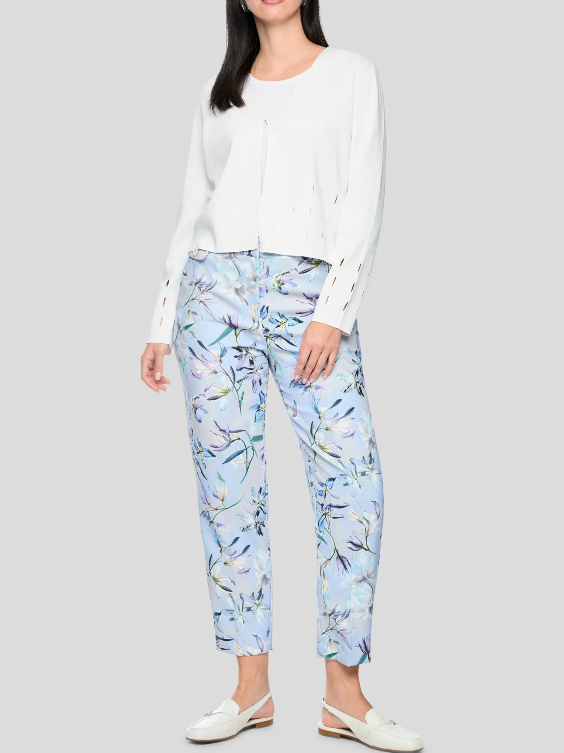 Marc Cain Damen Cardigan in weiß