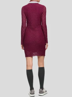 Marc Cain Damen Kleid in bordeaux