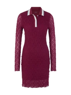 Marc Cain Damen Kleid in bordeaux