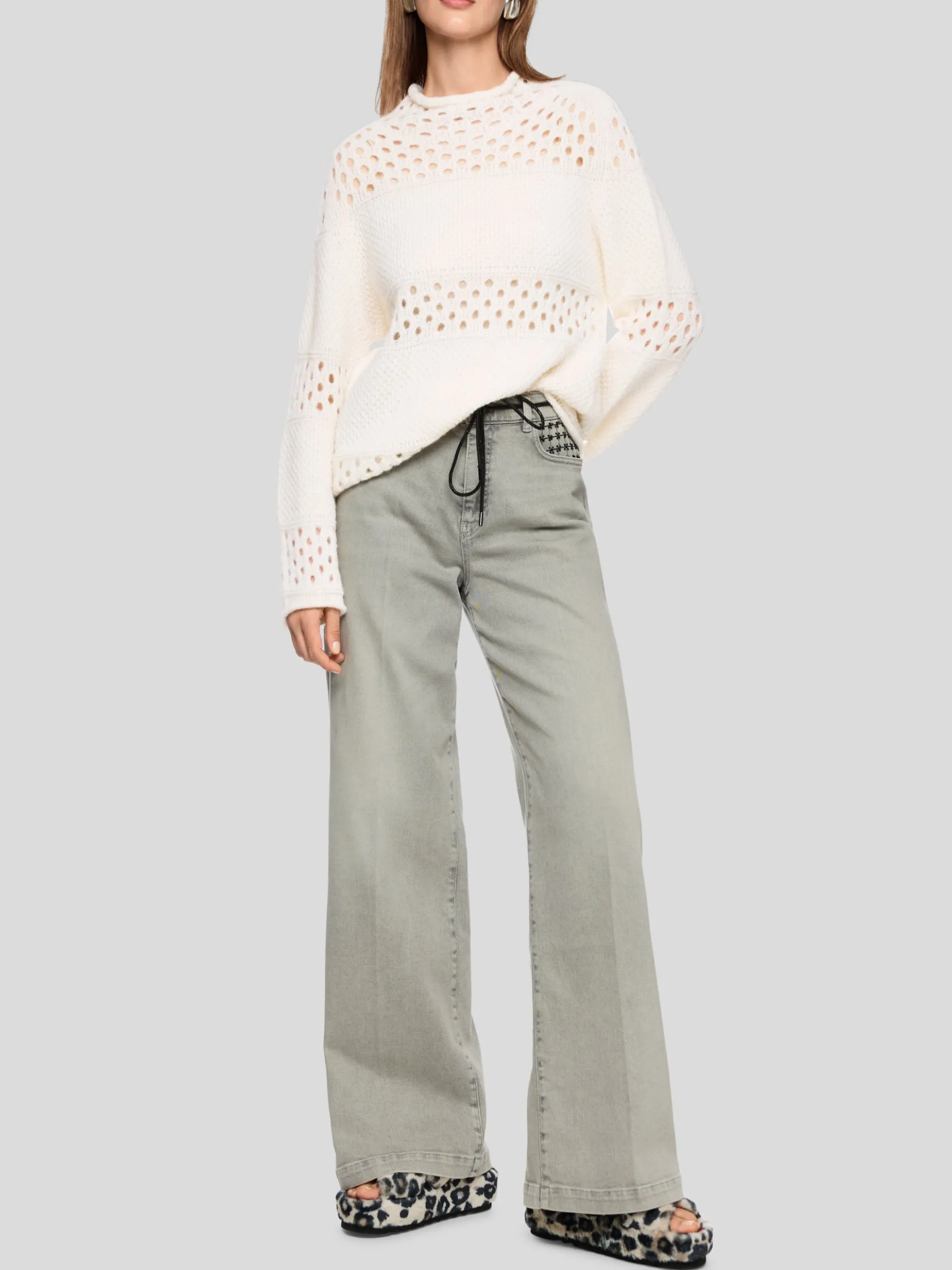 Marc Cain Damen Pullover in weiß