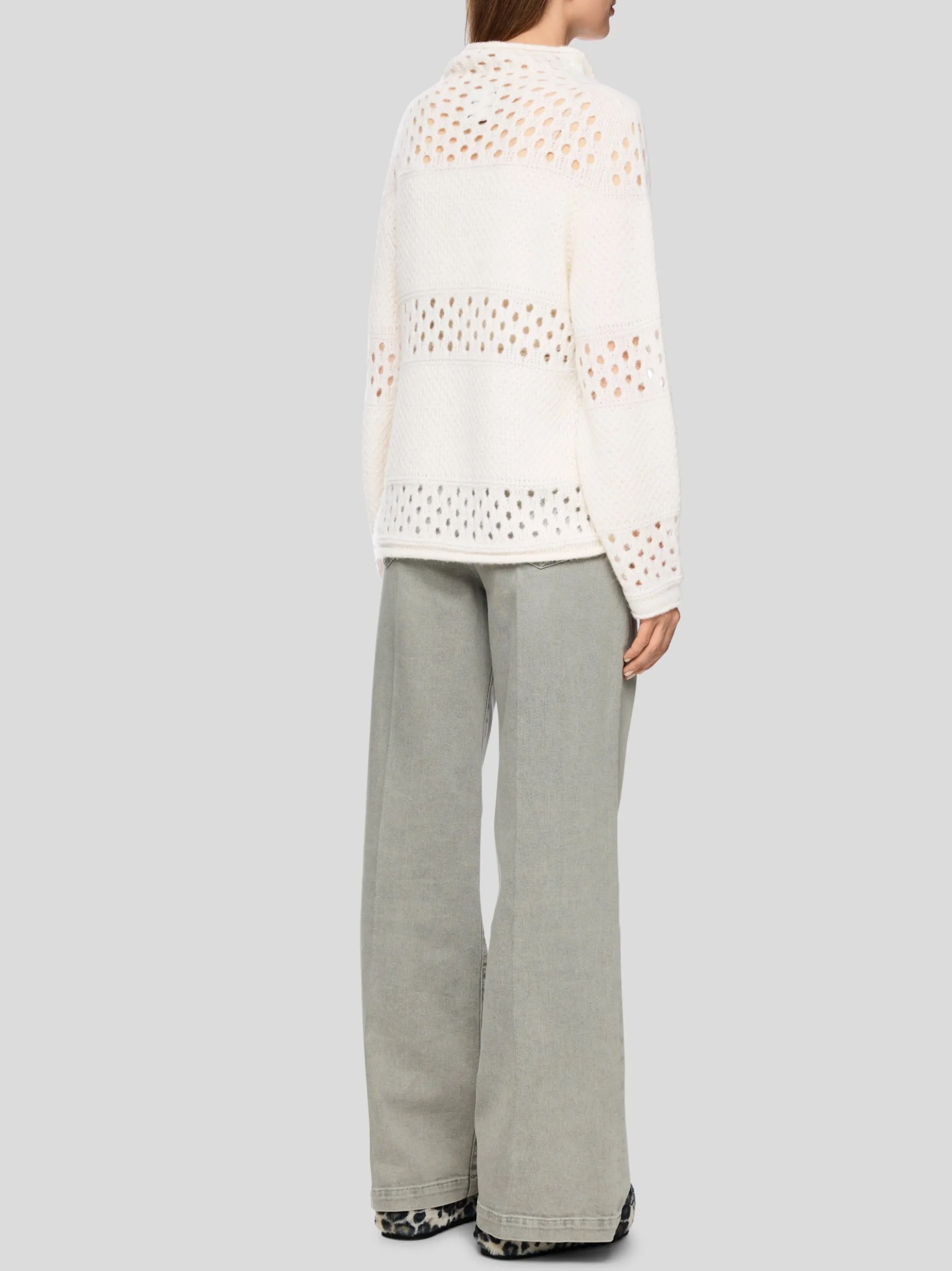 Marc Cain Damen Pullover in weiß
