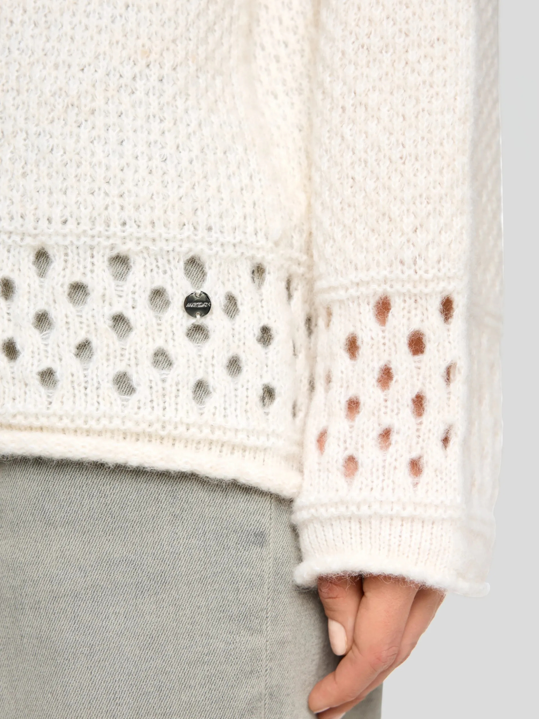 Marc Cain Damen Pullover in weiß