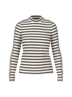 Marc Cain Damen T-Shirt in oliv