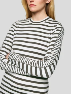 Marc Cain Damen T-Shirt in oliv