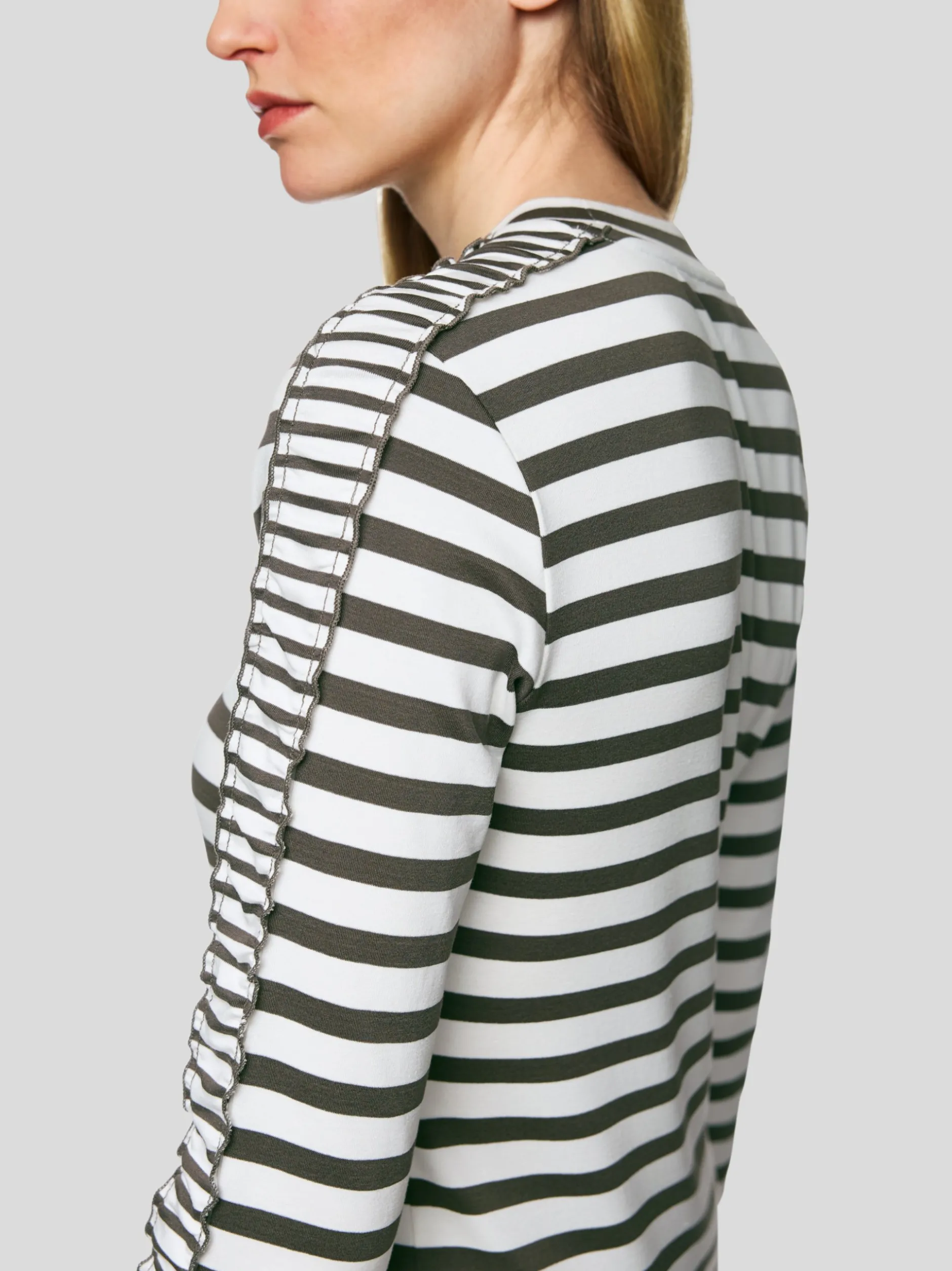 Marc Cain Damen T-Shirt in oliv