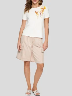 Marc Cain Damen T-Shirt in weiß