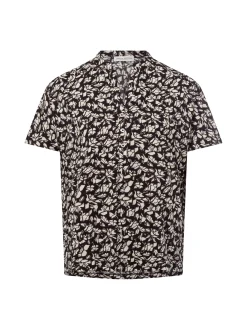 Marc O'Polo Damen Blusenhirt in schwarz ecru
