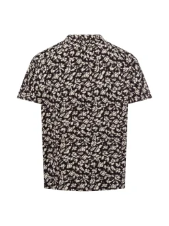 Marc O'Polo Damen Blusenhirt in schwarz ecru