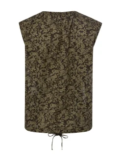Marc O'Polo Damen Blusentop in khaki braun