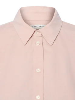 Marc O'Polo Damen Cord-Hemdbluse in rosa