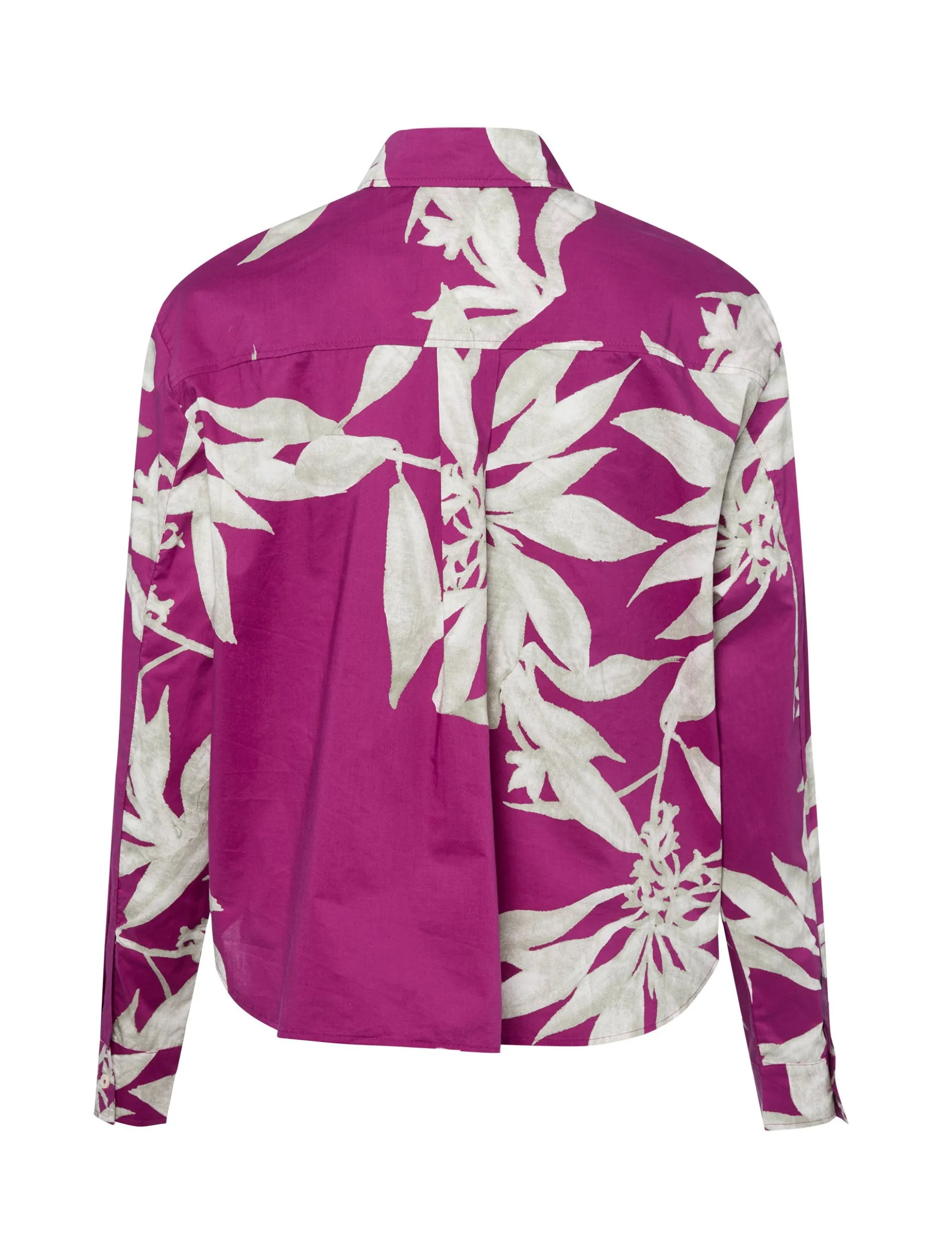 Marc O'Polo Damen Hemdbluse in himbeer lind