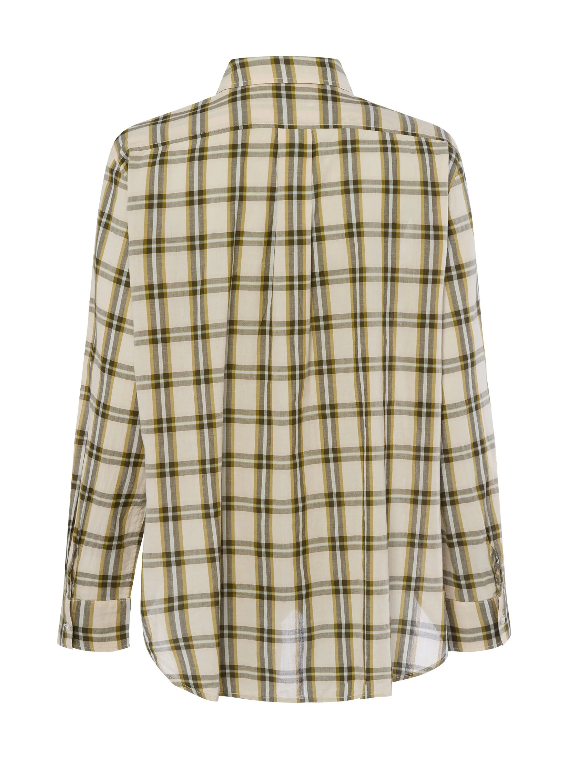 Marc O'Polo Damen Hemdbluse in oliv beige