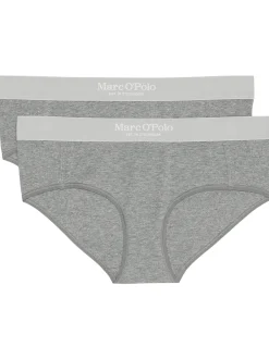 Marc O'Polo Damen Hipster - Iconic Rib in grau